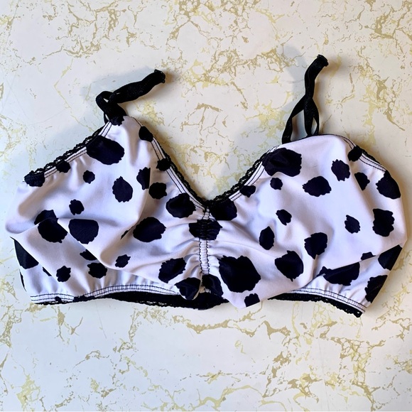 👉RAD Cowprint Bralette Pole Dance Fitness - Picture 1 of 5